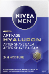 NIVEA MEN Anti-Age Hyaluron After Shave Balsam, 100 ml, Нивеа Мужской бальзам после бритья, гиалурон и Luminous630, anti-age и против пигментации, 100 мл