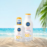 NIVEA SUN Sensitiv Sofort-Schutz Sonnenspray LSF 50+, 200 ml, Нивеа Солнцезащитный спрей для чувствительной кожи, SPF 50+, мгновенная защита, водостойкий, 200 мл