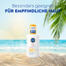 NIVEA SUN Sensitiv Sofort-Schutz Sonnenspray LSF 50+, 200 ml, Нивеа Солнцезащитный спрей для чувствительной кожи, SPF 50+, мгновенная защита, водостойкий, 200 мл