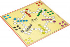 Schmidt Spiele 49330 Classic Line Mensch argere Dich, Настольная игра Не сердись (Германия) 49330, большие деревянные фишки, от 2 до 6 игроков, от 6 лет