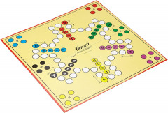 Schmidt Spiele 49330 Classic Line Mensch argere Dich, Настольная игра Не сердись (Германия) 49330, большие деревянные фишки, от 2 до 6 игроков, от 6 лет