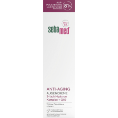 SEBAMED Anti-Aging Augencreme, 15 g, Себамед Антивозрастной крем для кожи вокруг глаз, Q10, против морщин, 15 г