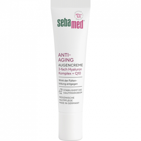 SEBAMED Anti-Aging Augencreme, 15 g, Себамед Антивозрастной крем для кожи вокруг глаз, Q10, против морщин, 15 г