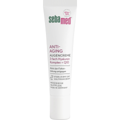 SEBAMED Anti-Aging Augencreme, 15 g, Себамед Антивозрастной крем для кожи вокруг глаз, Q10, против морщин, 15 г
