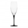 Eisch Eisch Kaya Schwarz Champagnerglas mit Moussierpunkt h: 235 mm / 278 ml Бокал для шампанского Eisch Kaya черный с муссом, высота: 235 мм / 278 мл