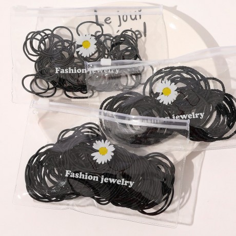 SOHO Nina Haargummis Schwarz Нина резинки для волос