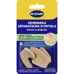 SCHOLL Zehenkeile, 3 St, Шолль Разделители для пальцев ног, мягкий гель, 3 шт