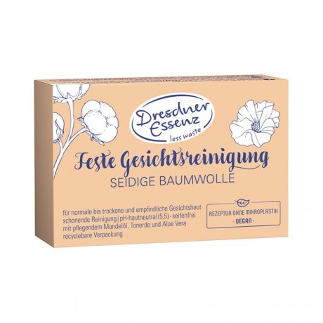 Dresdner Essenz Feste Gesichtsreinigung Baumwolle  Твердый очищающий хлопок для лица