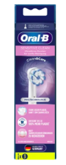Oral-B Aufsteckbürsten Sensitive Clean Clean&amp;Care, 3 St, Орал Би Насадки для электрической зубной щётки. Очищение для чувствительных зубов, 3 шт
