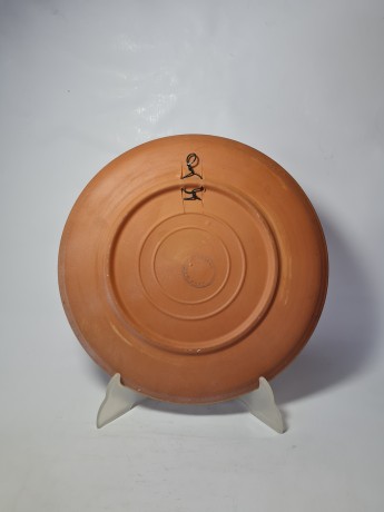 Тарелка декоративная винтажная Greece "Артемида. Лучники", коллекционная, 28,5 см, Греция, 1960-70гг.