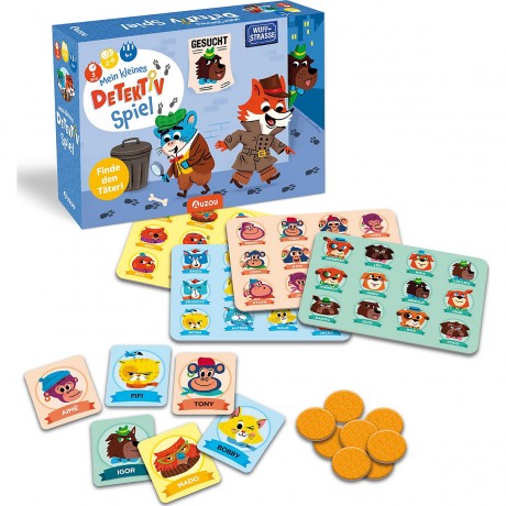 AUZOU Mein kleines Detektiv-Spiel Моя маленькая детективная игра