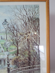 Georges B. Картина в раме &quot;Парижский собор&quot;, 41.5см x 32см, 1970-80гг.