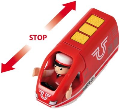 BRIO Roter Akku-Reisezug Пассажирский поезд с красной батареей