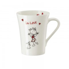 Hutschenreuther Hutschenreuther My Mug Collection Friends - In love Becher mit Henkel 0,40 L Hutschenreuther My Mug Collection Friends - In love Кружка с ручкой 0,40 л