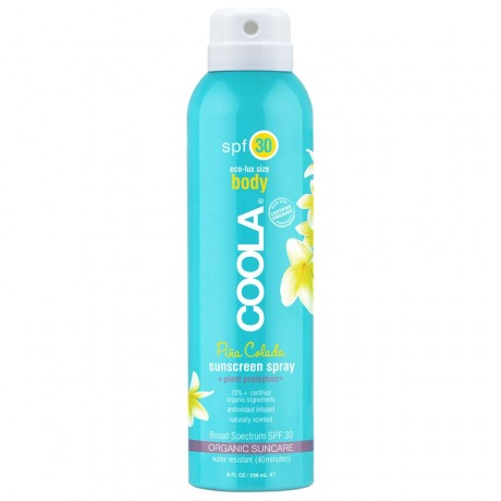 Coola Eco-Lux Sunscreen Spray Sport Pina Colada LSF 30 Sonnenspray Classic, 237 мл