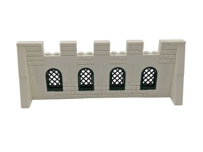 LEGO Lego MOC Mittelalter Fenster Mauer Ritter Burg - weiss  - 54 Teile - neu Lego MOC средневековая оконная стена рыцарский замок - белый - 54 детали - новый