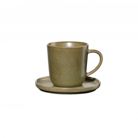 ASA SELECTION ASA Coppa Miso Espressotasse mit Untertasse 0,08 L / h: 6 cm Чашка для эспрессо ASA Coppa Miso с блюдцем 0,08 л / высота: 6 см