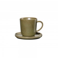 ASA SELECTION ASA Coppa Miso Espressotasse mit Untertasse 0,08 L / h: 6 cm Чашка для эспрессо ASA Coppa Miso с блюдцем 0,08 л / высота: 6 см
