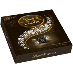 Lindt Lindor Prasent-Box Dark 60% Какао Горький шоколад с начинкой 186г