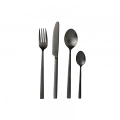 Bitz Bitz Besteck Edelstahl PVD Black Besteckset 16-tlg. Столовые приборы Bitz нержавеющая сталь с PVD-покрытием Черный набор столовых приборов 16 предм.