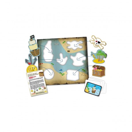 dh konzept Suchspiel Piraten-Schatzsuche Игра поиск предметов пиратская охота за сокровищами