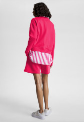 Tommy Hilfiger LOGO EMBROIDERY TERRY Sweatshirt bright cerise pink LOGO EMBROIDERY TERRY Толстовка ярко-вишнево-розовый