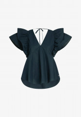 Tommy Hilfiger RUFFLED REGULAR FIT  Blouse desert sky Блуза REGULAR FIT С РЯБЯМИ небо пустыни