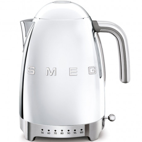SMEG SMEG Wasserkocher SMEG Wasserkocher mit Temperatureinstellung 50-100°C Edelstahl Kocher, 2400,00 W, 360°Basis elektrischer Wasser Kocher mit Temperatureinstellung Metall  Чайник SMEG Чайник SMEG с регулировкой температуры 50-100°C Плита из нержавеюще