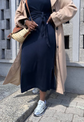 Tommy Hilfiger KNOT MIDI Jersey dress desert sky KNOT MIDI Платье из джерси небо пустыни