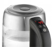JUNG JUNG Wasserkocher ADLER AD1247, Wasserkocher Glas mit Temperatureinstellung Digital, 1.7 l, 2200 W, Glas mit Edelstahl, LED Beleuchtung  LCD Display, 360° Basis Kettle  Чайник JUNG ADLER AD1247, стеклянный чайник с цифровой регулировкой температуры, 