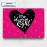 printplanet - XL Adventskalender Рождественский Адвент-календарь Mixed Minis Mrs. Always Right Spruche Adventskalender Рождественский Адвент-календарь Geschenk - gefullt mit den Sorten Snickers, Mars, Twix, Bounty und Milky Way