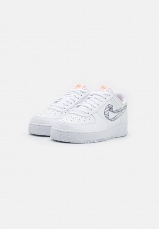 Nike Sportswear AIR FORCE 1 #x27;07 UNISEX Sneaker low white/black/orange AIR FORCE 1 #x27;07 UNISEX Низкие кроссовки женские белый/черный/оранжевый