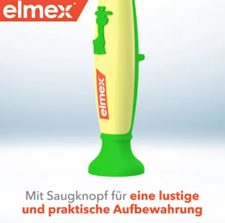 elmex Zahnpflege SET Kinder 0-2 Jahren, Детский набор для ухода за зубами для 0-2 года: зубная щетка 1шт + зубная паста 12мл