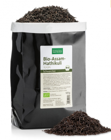Krauterhaus Sanct Bernhardt Organic Assam „Hathikuli“ TGFOP, Черный чай Ассам  500 г