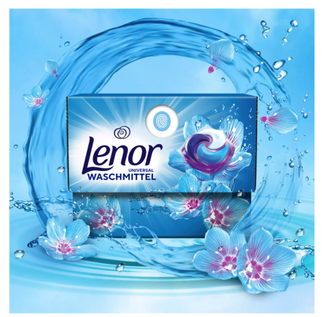 Lenor Lenor Aprilfrisch Universal pods Капсулы для стирки универсальные с ароматом Альпийской свежести 15 шт