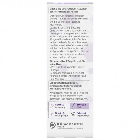lavera Sleeping Oel-Elixier Эликсир снотворного масла