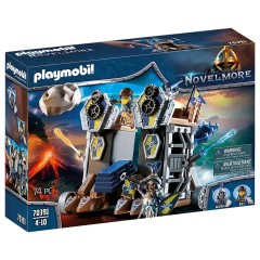 PLAYMOBIL 4er Set: 70220 Grosse Burg von Novelmore + 70391 Novelmore Mobile Katapultfestung + 70642 Novelmore Darios Zeppelin + 70671 3er Set Novelmore Ritter Набор из 4 предметов: 70220 Великий замок Новелмор + 70391 Крепость с мобильной катапультой Нове