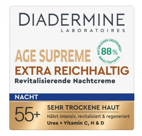 DIADERMINE Age Supreme 55+ Tagescreme 50 ml + Nachtcreme 50ml, Набор кремов для лица 2 шт х 50 мл Diadermine Age Supreme 55+, дневной + ночной, питательные и восстанавливающие кремы для очень сухой и зрелой кожи, лифтинг и увлажнение