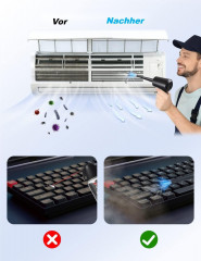 Lannister Lannister Akku-Handstaubsauger Druckluft Staubwedel 6000mAh 51000RPM drei Geschwindigkeitsregelung, LED-Licht eine Taste starten eine Vielzahl von Dusen  Беспроводной ручной пылесос Lannister, тряпка со сжатым воздухом, 6000 мАч, 51000 об/мин, т