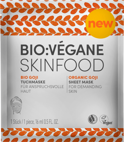 BIO VEGANE (Био Веган) TuchMaske Маска для лица Skinfood Goji, 16 мл