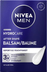NIVEA MEN HydroCare After Shave Balsam, 100 ml, Нивеа Мужской бальзам после бритья, провитамин B5, увлажнение и успокоение, 100 мл