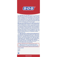 SOS Warzen-Ex-Stift, 3 ml, SOS Стик от бородавок, точечное нанесение, курс до 6 недель, 3 мл
