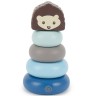 bieco Baby Stapelturm Holz Bausteine Igel 13 cm Motorik Steckspiel ab 1 Steckpyramide Stapelspielzeug Детская сборная башня