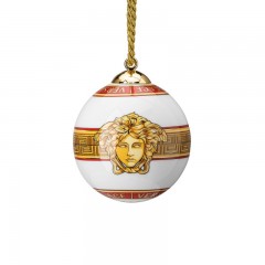 Rosenthal meets Versace Rosenthal Versace Medusa Amplified - Golden Coin Porzellankugel d:7,5 cm Rosenthal Versace Medusa Amplified - Фарфоровый шар Golden Coin d:7,5 см