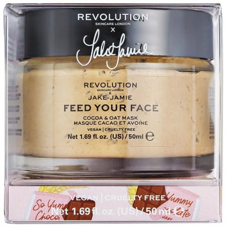 Revolution Skincare Rev Skin x Jake Jamie Cocoa & Oat Moisturising Face Mask Rev Skin x Jake Jamie Увлажняющая маска для лица с какао и овсом