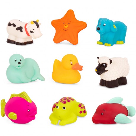 B.Toys Badetiere 9-tlg. Set : Fisch животные для купания 9 шт. Комплект : Рыба