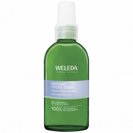 WELEDA Refining Hydra Toner, 150 ml, Освежающий тоник-спрей с гамамелисом и шалфеем для нормальной и комбинированной кожи, 150 мл
