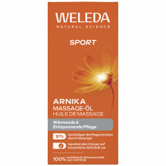 WELEDA ARNIKA Massage-Oel, 200 ml, Массажное масло с арникой для мягкости кожи и ухода до и после спорта, 200 мл