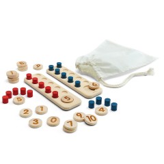 PLANTOYS Lernspiel Zehnerrahmen Unit Link Lernspiele Образовательная игра десять кадров связать развивающие игры