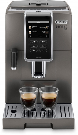 De'Longhi De'Longhi Kaffeevollautomat Dinamica Plus ECAM 370.95.T, 3 Benutzerprofile zum Speichern individueller Getrankeeinstellungen  Полностью автоматическая кофемашина De'Longhi Dinamica Plus ECAM 370.95.T, 3 профиля пользователя для сохранения индиви